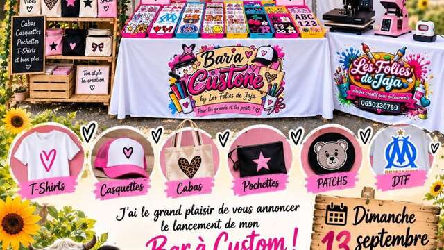 "Les Folies de Jaja" Custom Bar