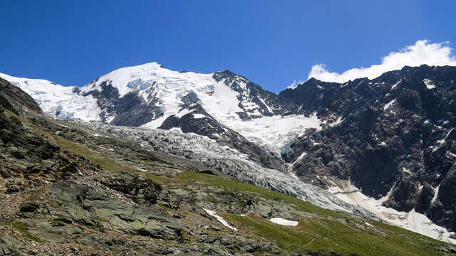 Bellevue  - Glacier de Bionnassay par les chalets de l'Are