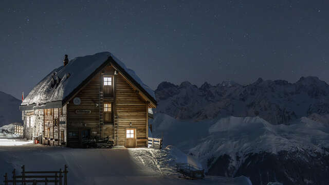 New Year's Eve at the Cabane Mont Fort