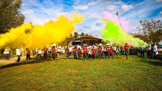 FIRE COLOR RUN POMPIERS DE SAINT JULIEN