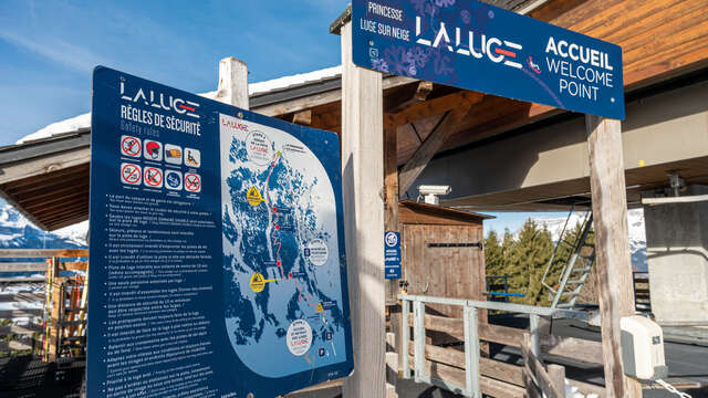 Piste sur neige "La Luge"