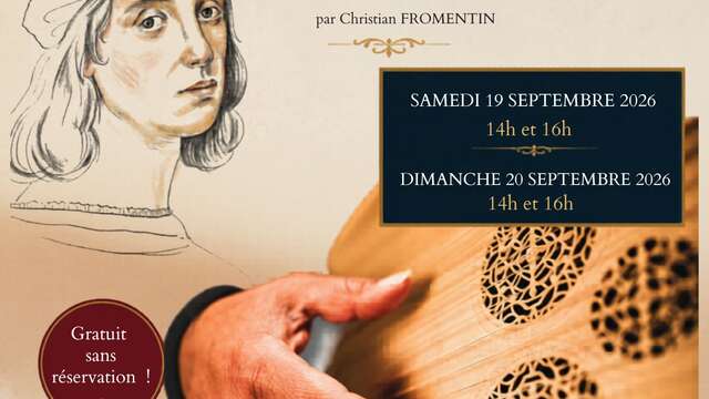 Balade musicale à la Renaissance par Christian Fromentin dans le cadre des Journées Européennes du Patrimoine #JEP2026