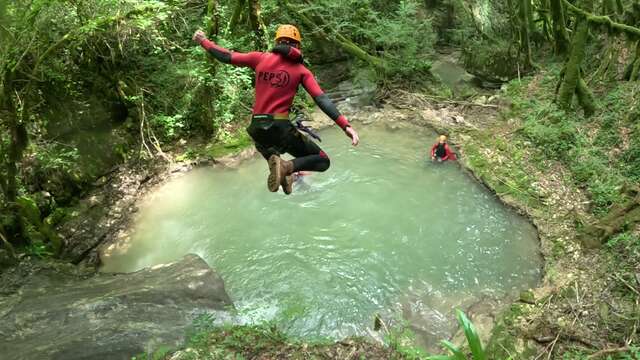 Canyoning im Tréfond Pernaz mit Pep'S Nature