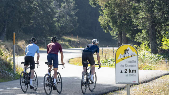 Traversée du Semnoz - Itinéraire cyclo