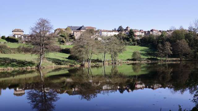 Itinéraire VTT : circuit 23 rouge, base Belmont-de-la-Loire