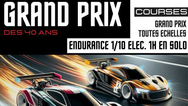 Course de voitures radiocommandées : Grand Prix des 40ans des Mini Bolides