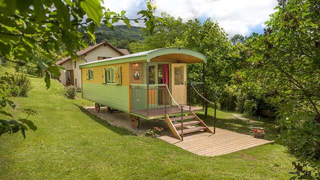 Charming trailer at Animal Paradise