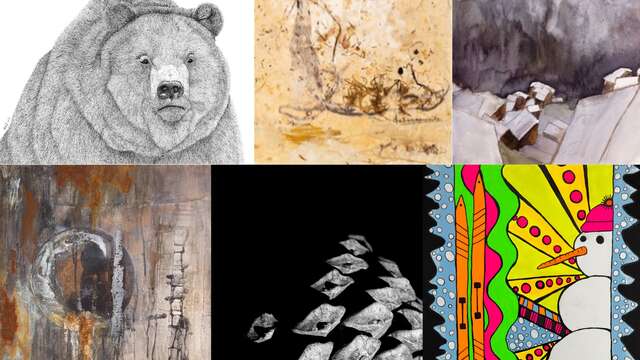 Visite nocturne de l'exposition du Sentier Hivernal