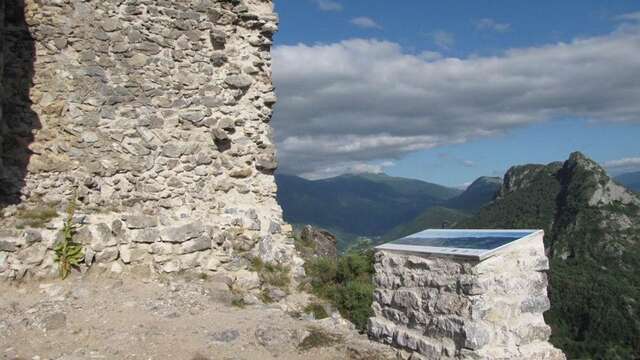 Mesa de orientación en la Tour de Montorgueil