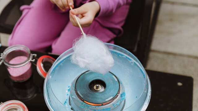 Stand de barbe à papa