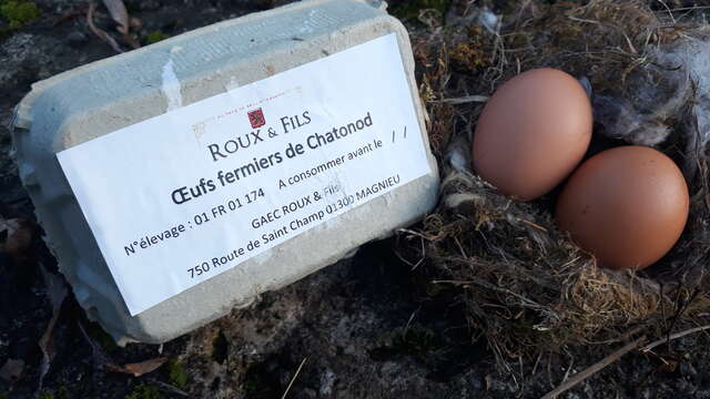 GAEC Roux et fils - Oeufs fermiers de Chatonod