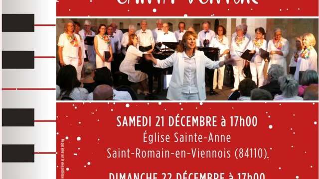 Concert de Noël du choeur  "Canta Ventur"