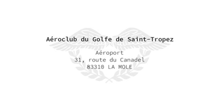 aéroclub du golfe de saint-tropez