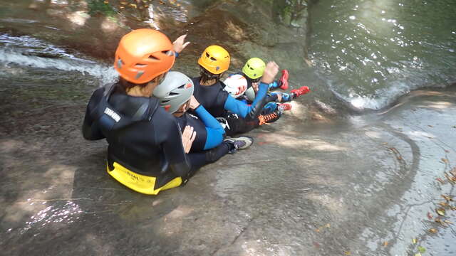 Canyoning avec la Compagnie des Guides de Saint-Gervais/Les Contamines