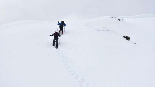 Raquettes à neige avec Xavier PHAN