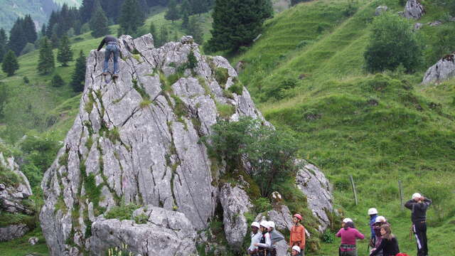 Site d'escalade - Blocs de Morsullaz