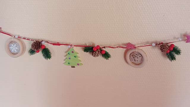 Atelier : Fabrication d'une guirlande de Noël