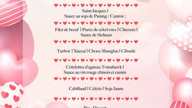 La Saint-Valentin Chez Bistro Wu
