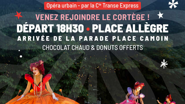 Big parade: "Giant Dolls and Drums, Urban Opera".