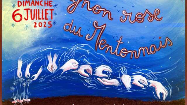 Fest der rosa Zwiebel des Mentonnais