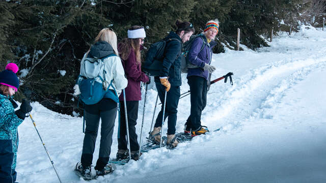 Sortie raquettes : cascade de glace et féérie glacée