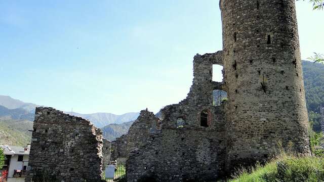 Remains of the Château des Lascaris