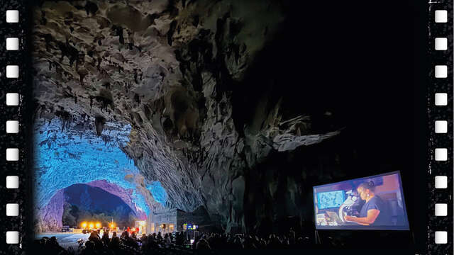 Ciné sous terre - Grotte de Bédeilhac