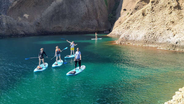 Randonnée en stand-up paddle aux Calanques de La Ciotat