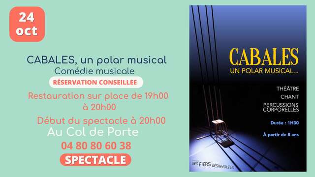 Cabales : Le Polar Musical au Domaine de Rozan