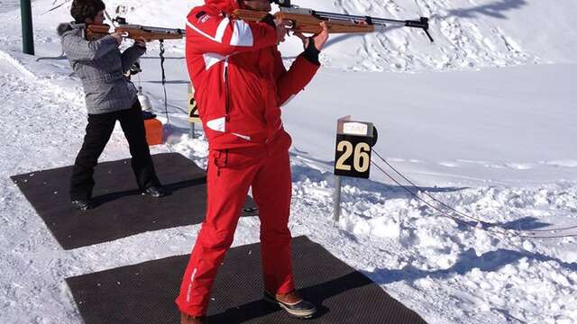 Biathlon at Les Plans d'Hotonnes