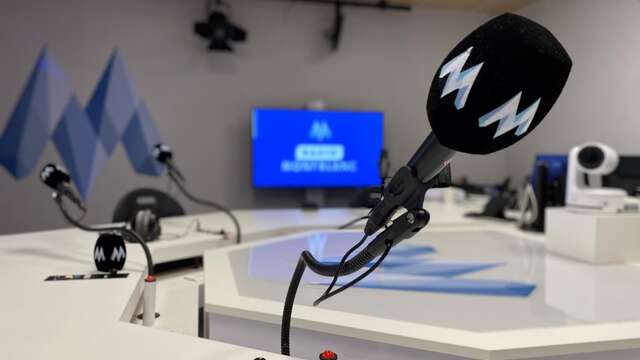 Radio Mont Blanc en duplex de Crest Voland