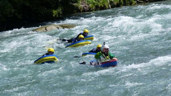 Hydrospeed sur la Dranse