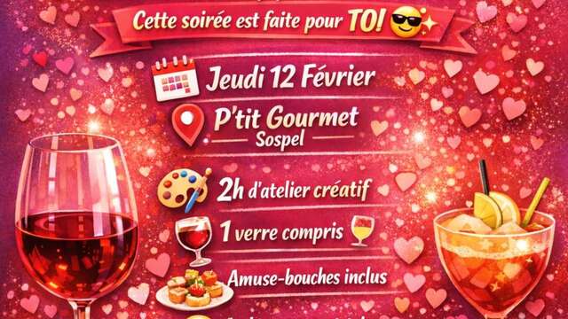 Serata speciale per i single: laboratorio creativo e Apéro good vibes