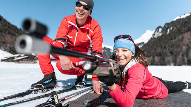 Biathlon tir à 10 m : stage enfant 9-15 ans