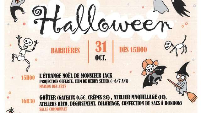 Halloween à Barbières