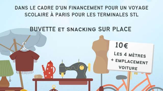 Vide grenier du Lycée Georges Pompidou - ENILV