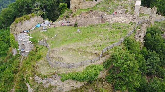 Visite des vestiges du château de St-Germain