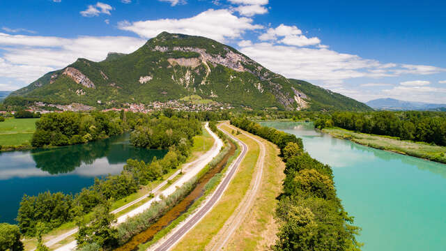 Via Grand Colombier : voie verte en bord de Rhône