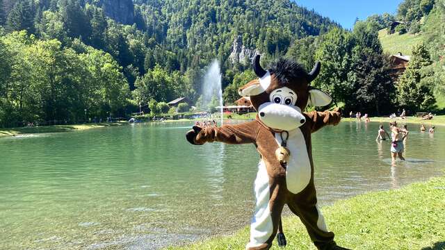Wandern mit Pistache der Kuh