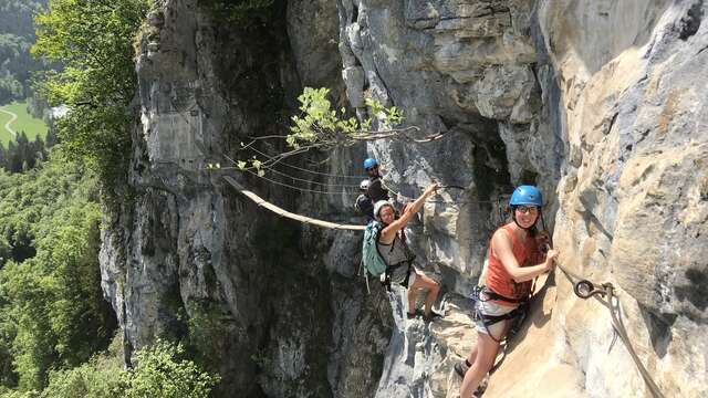 Sortie accompagnée dans la Via Ferrata du Mont