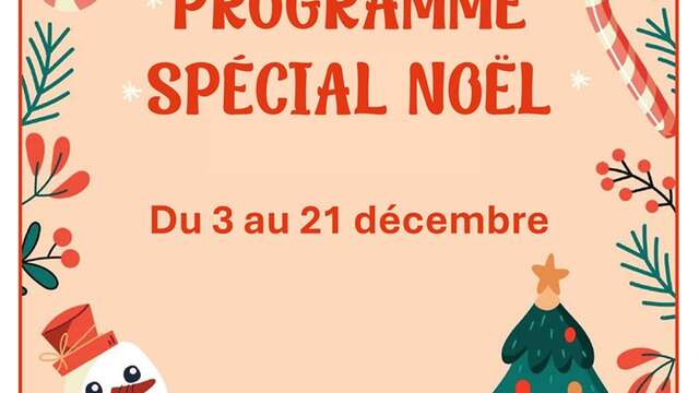 Programme spécial Noël dans les bibliothèques