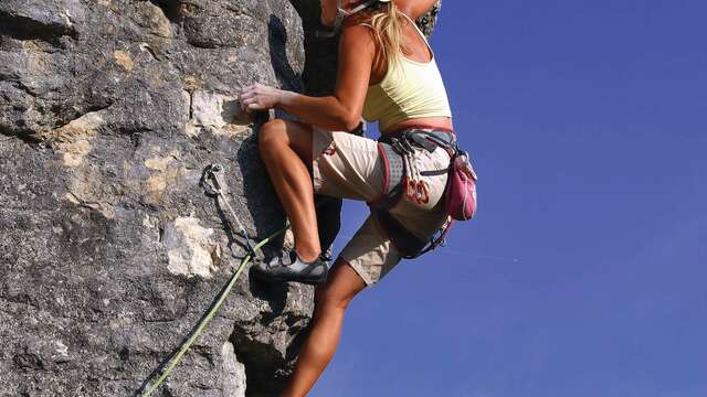 Climbing site "Gorges de Crossey"