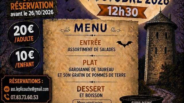 Halloween : Repas, déambulation et concours