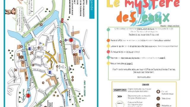 Le Jeu de Piste de l'Office de Tourisme "Le Mystère des eaux"