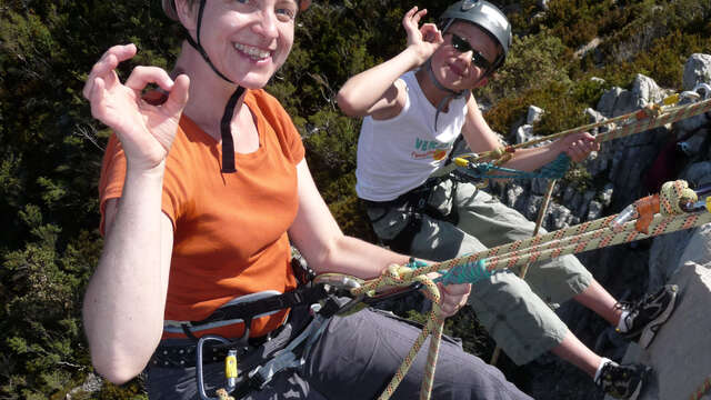 Escalade sportive avec La Corditelle