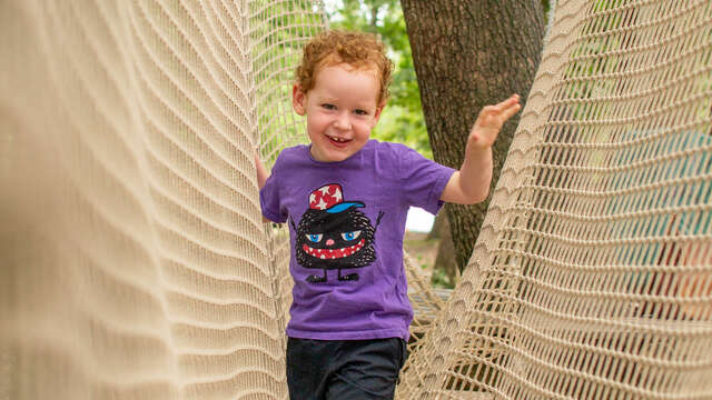 Mini parcours accrobranche