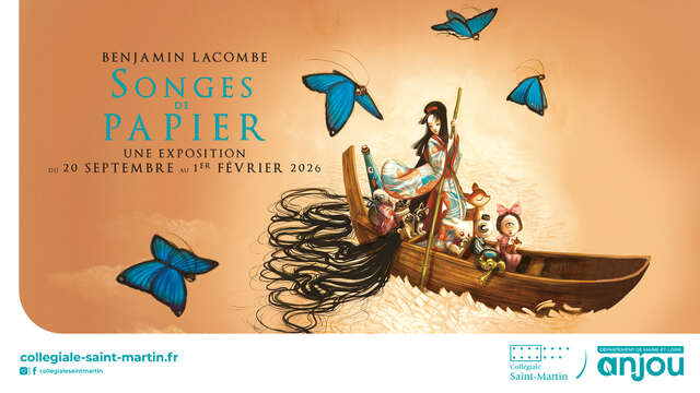 Exposition "Songes de papier" de Benjamin Lacombe