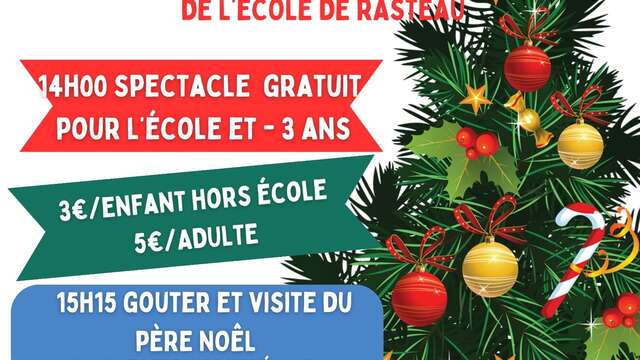Arbre de Noël de l'école de Rasteau