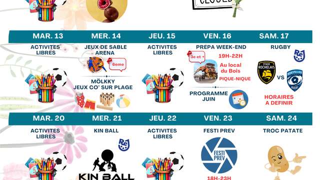Ré Jeunesse events in La Flotte en Ré - May