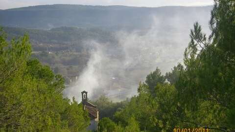 Cascade de paysages à Villecroze